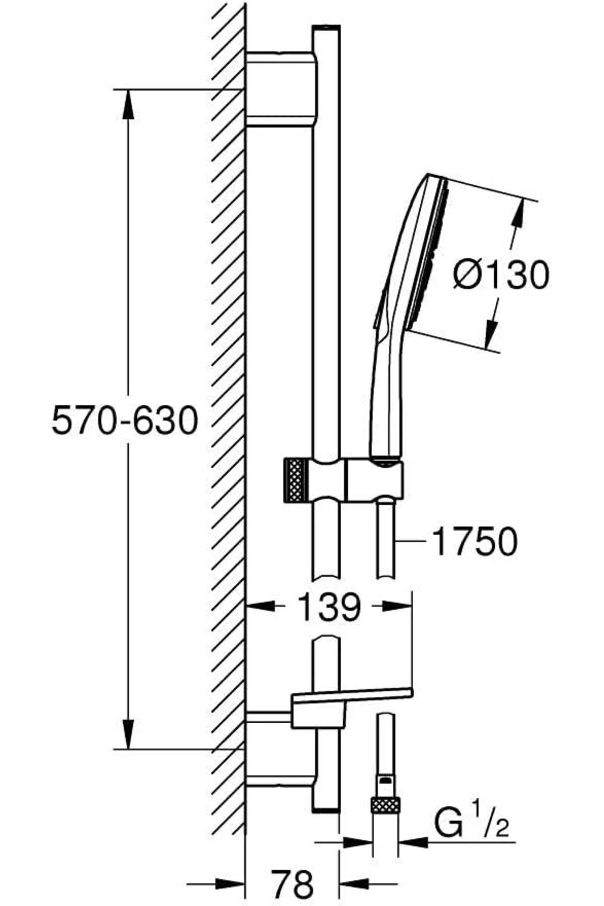 Duş Seti 3 Akışlı Smartactive Krom - 26575000
