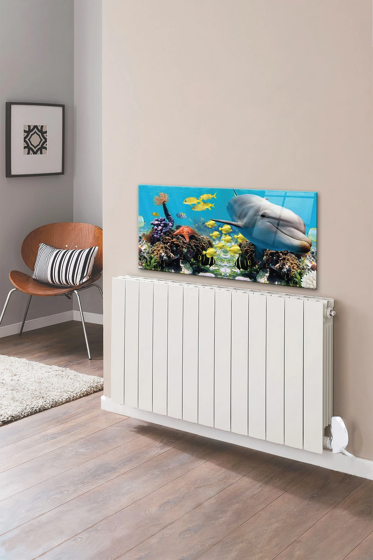 Petek Üstü Cam | Yunuslu Akvaryum | 50cm X 100cm