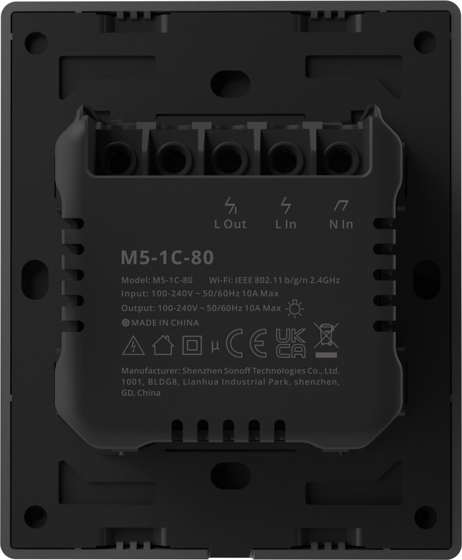 M5-1C-80 Akıllı Duvar Anahtarı 1 Kanallı