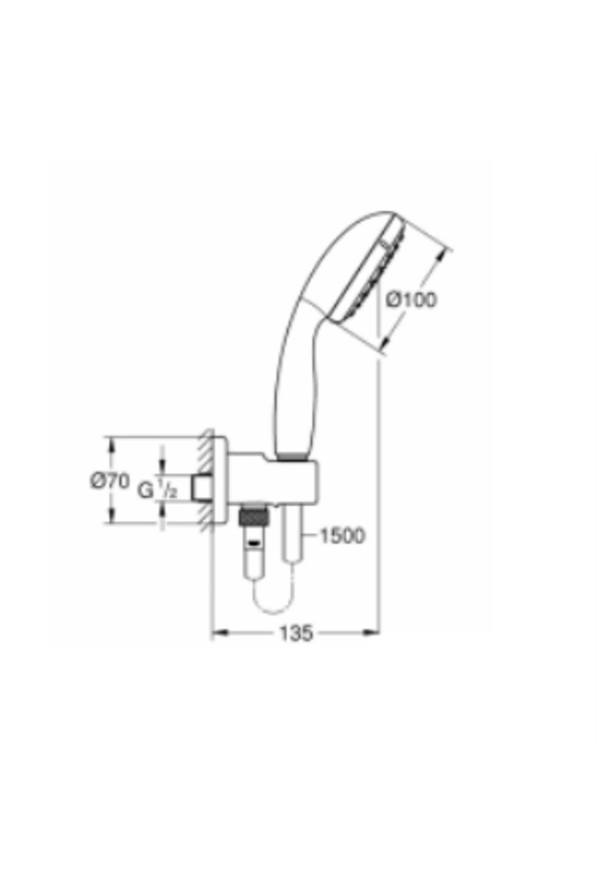 Ntempesta 100 Iı 26406001 El Duşu Için Duş Seti - 5.7lt