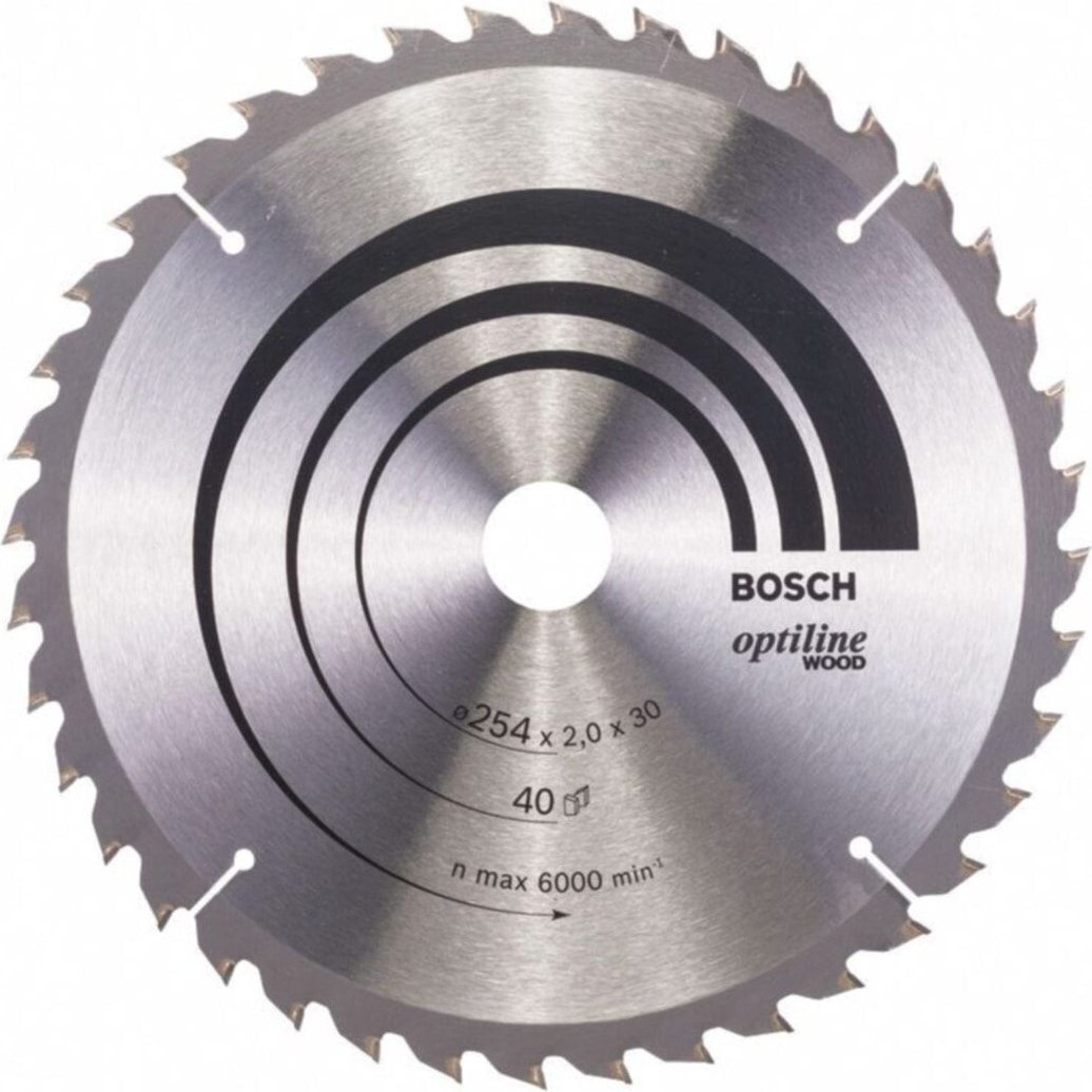 BOSCH Optiline Wood Daire Testere Bıçağı 254X30 mm