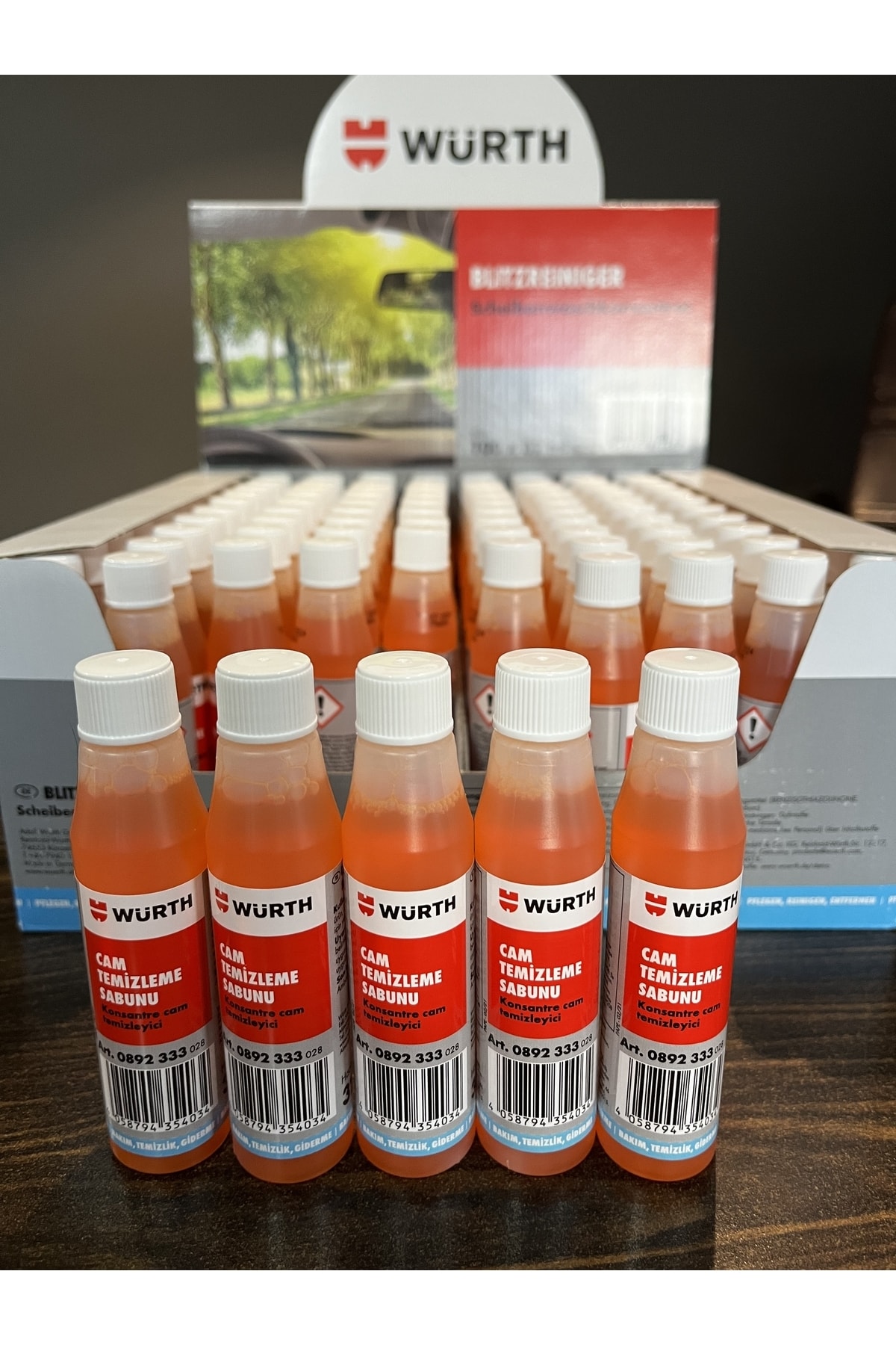 Konsantre Cam Temizleme Sabunu 5 Adet