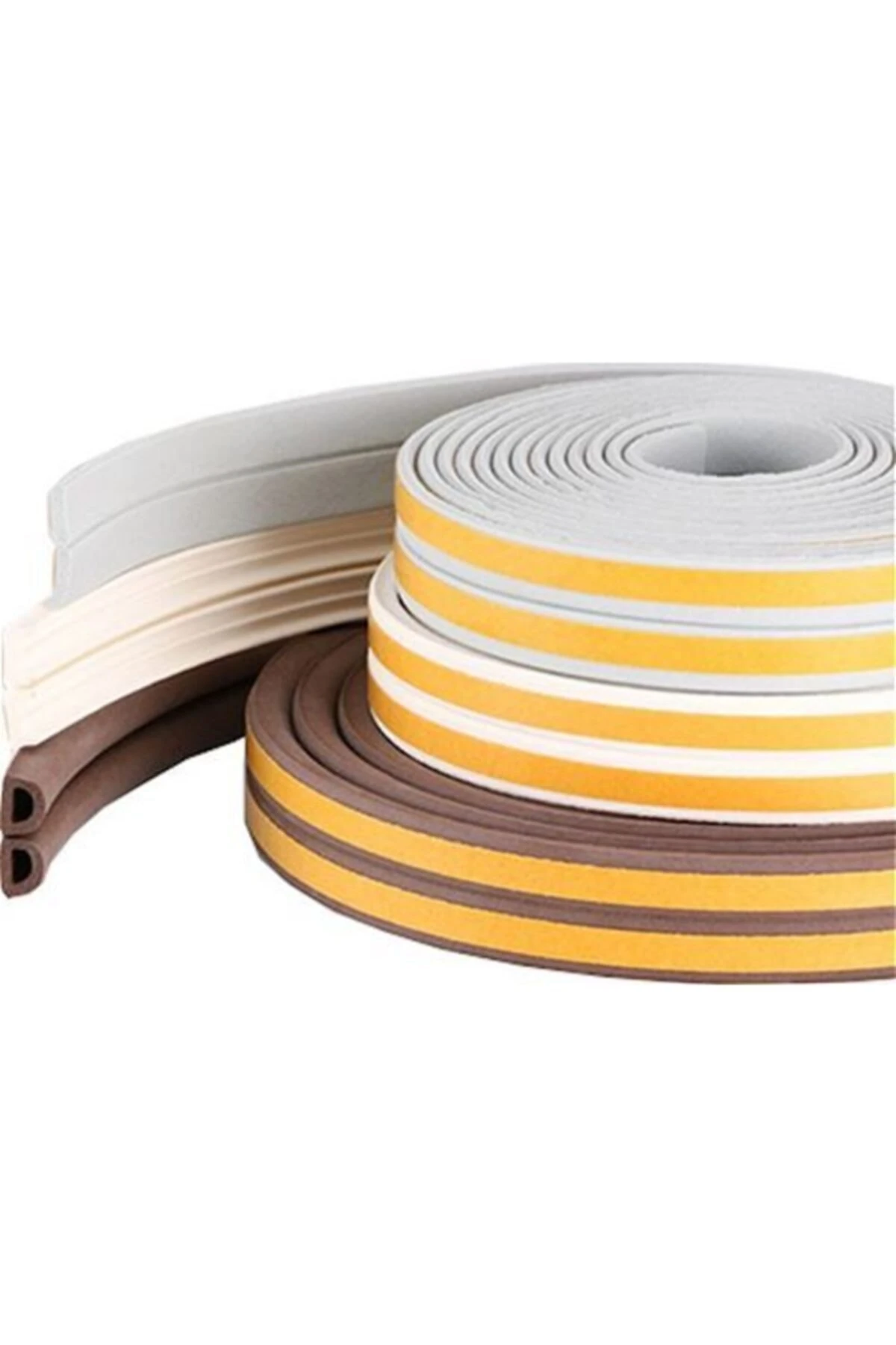 Kapı Pencere Isı Yalıtım Fitili Yapışkanlı Izolasyon Contası 9 M 9x2=18 M Kahverengi