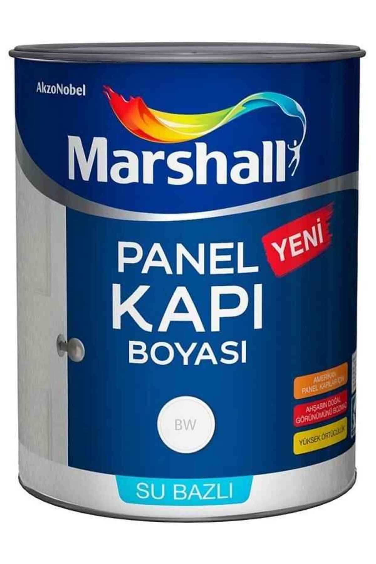 Panel Kapı Boyası Beyaz 2.5lt=3.5kg-kapılarınızın Doğal Görüntüsünü Bozmaz-mükemmel Sonuç