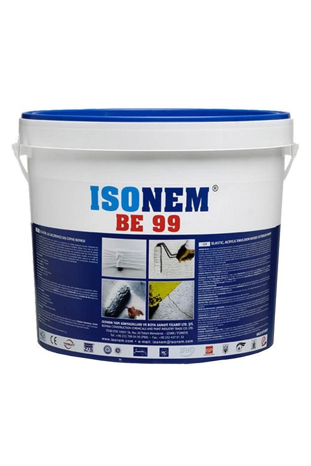 BE 99 Elastik Su Geçirmez Dış Cephe Boyası 10 kg Beyaz