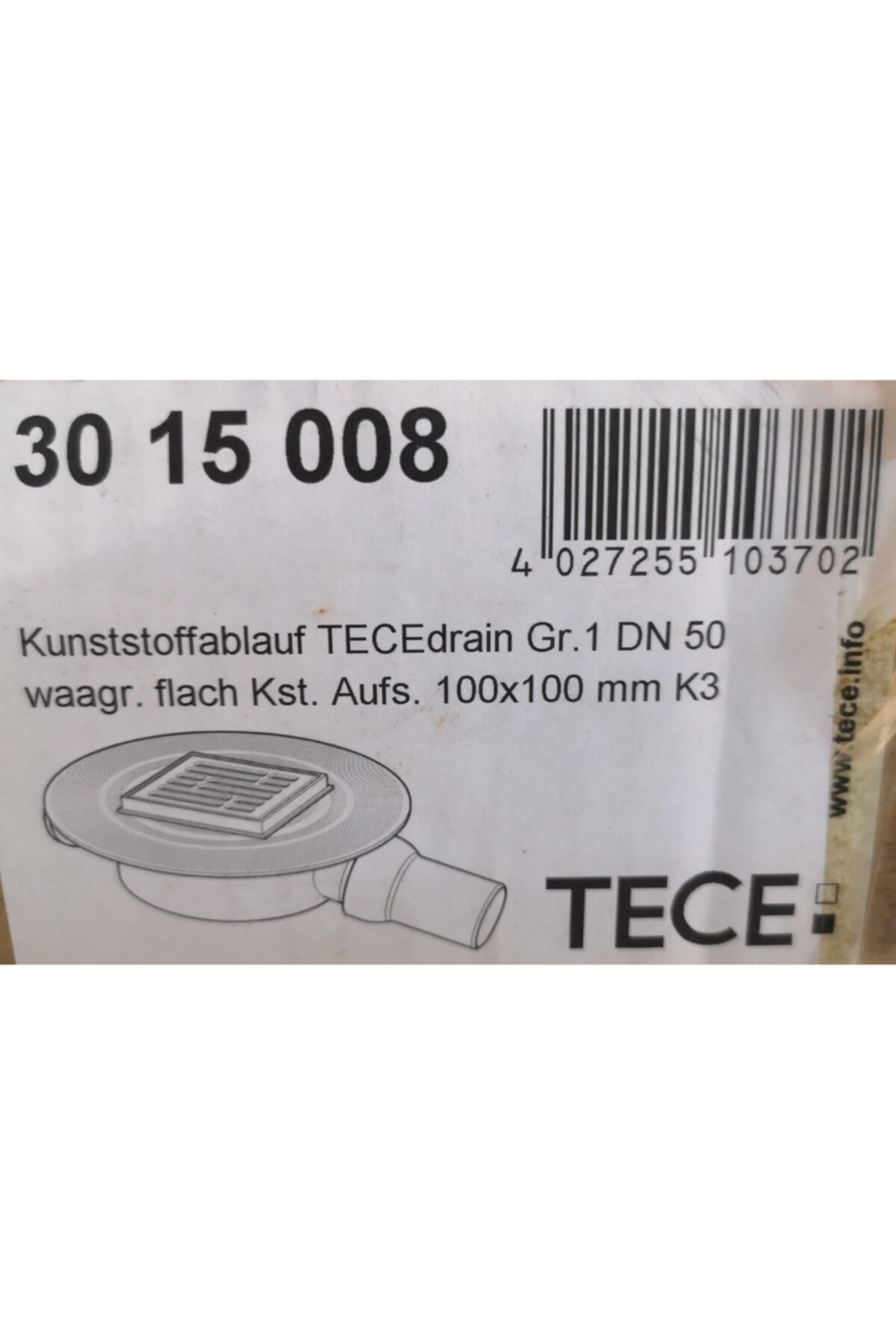 Tece Yer Süzgeçi 10x10 50mm Yalıtımlı Ithal
