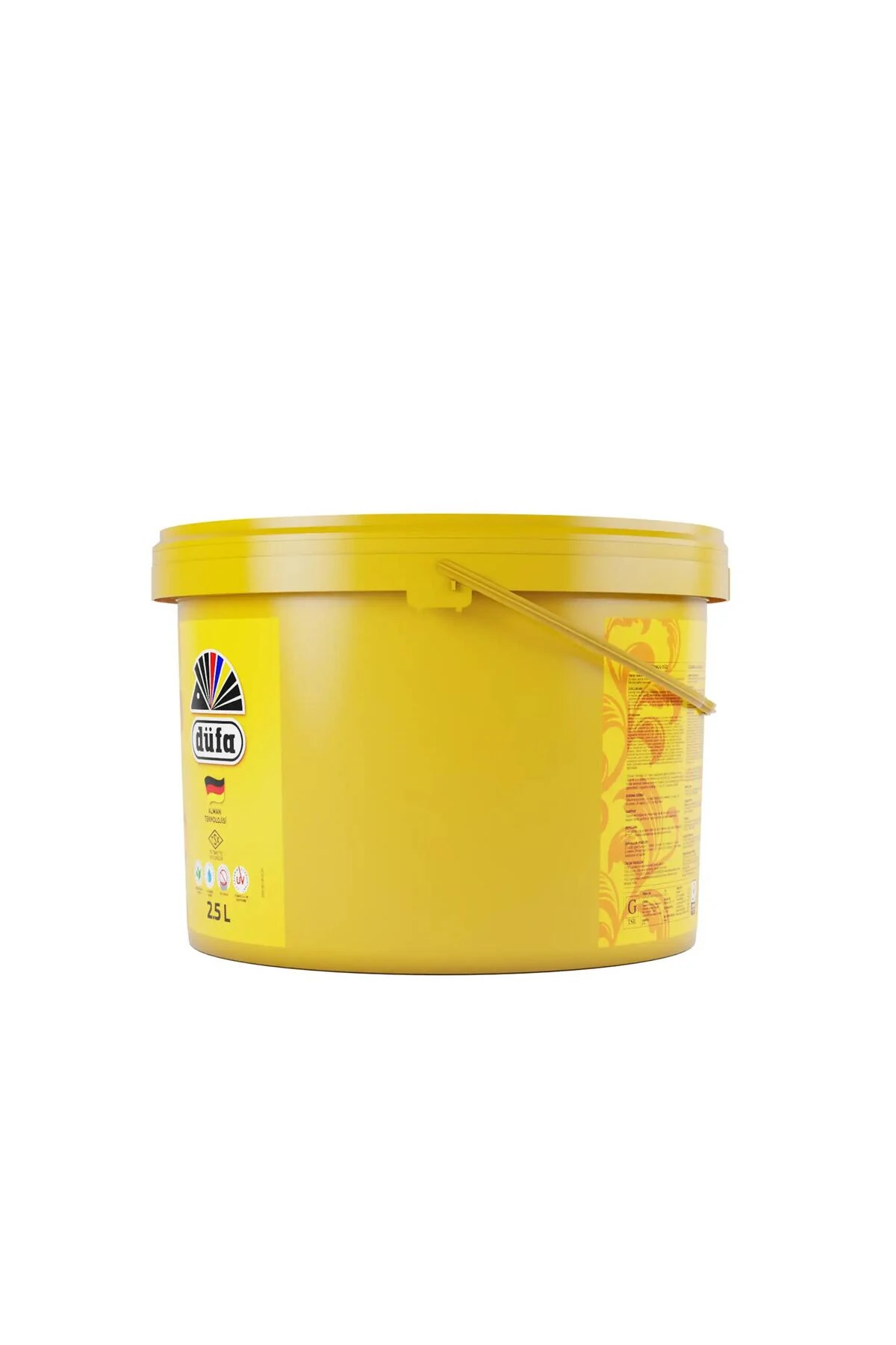 Silikonlu Düz Dış Cephe Duvar Boyası 8404 Antik Mavi 2.5 L