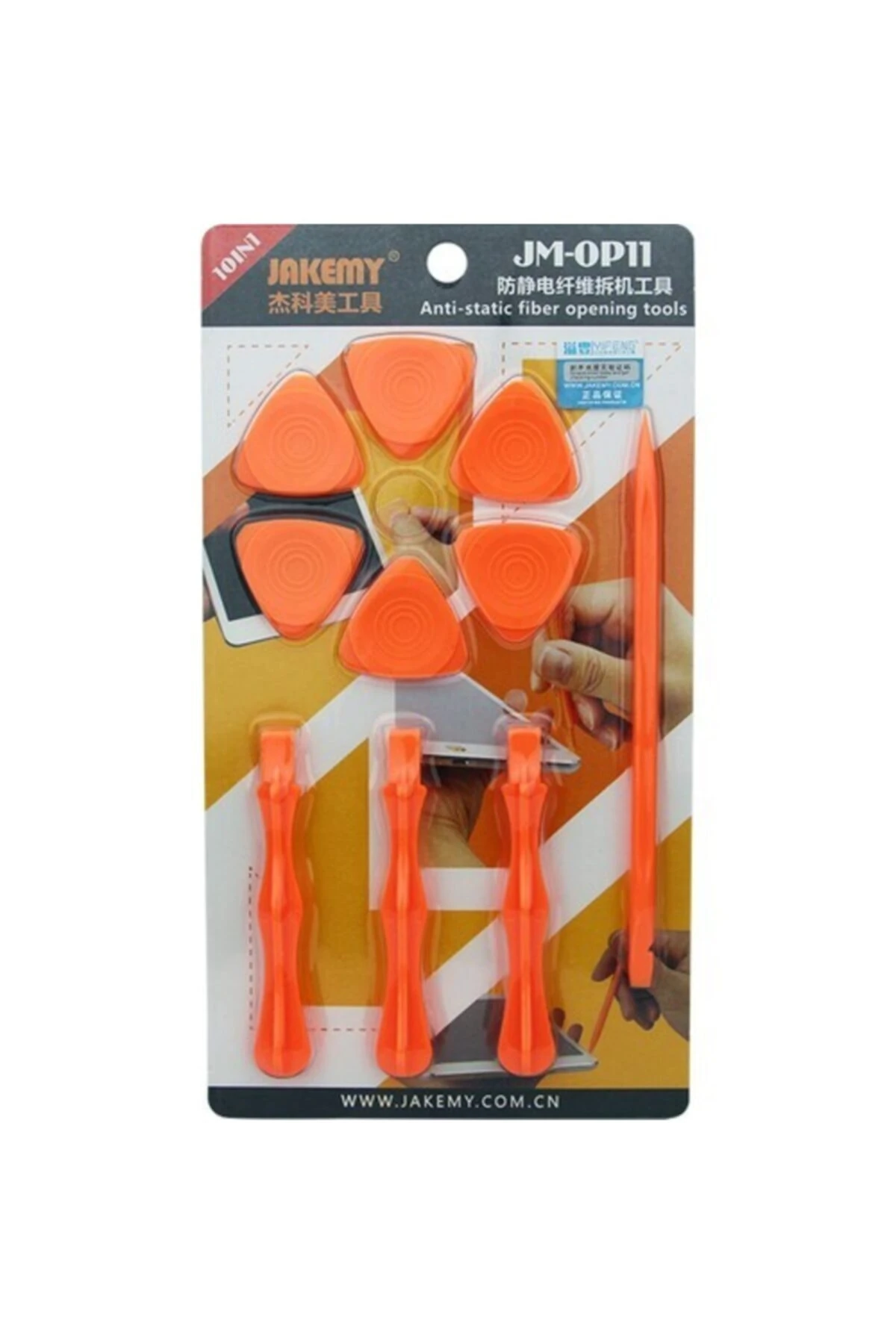 Jakemy Jm-op11 10in1 Anti Statik Fiber Açma Aparatı Set
