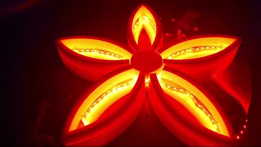 Stropiyer Ledli  Tavan Göbeği ÇİCEK 60cm