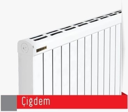 Alüminyum Panel Radyatör Çiğdem 600 x 560 Ral 9010 Kırık Beyaz