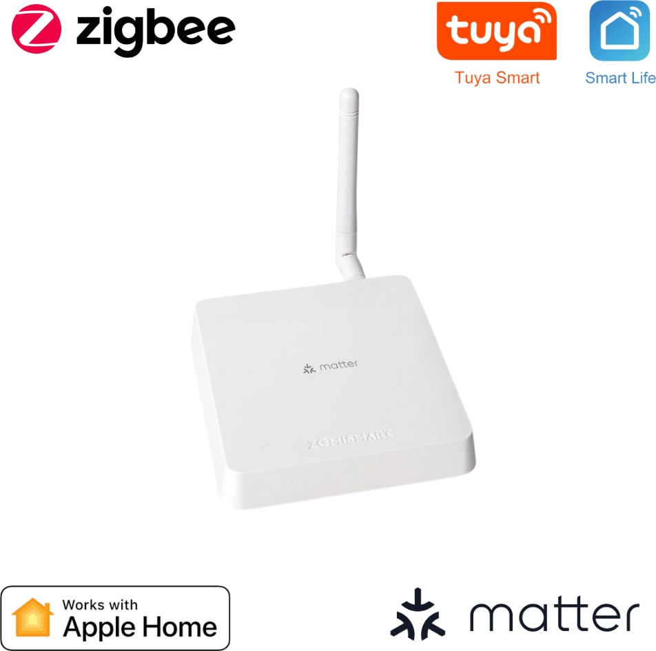 M6 Tuya Uyumlu Zigbee Matter Gateway ( Homekit Destekli Zigbee Hub )