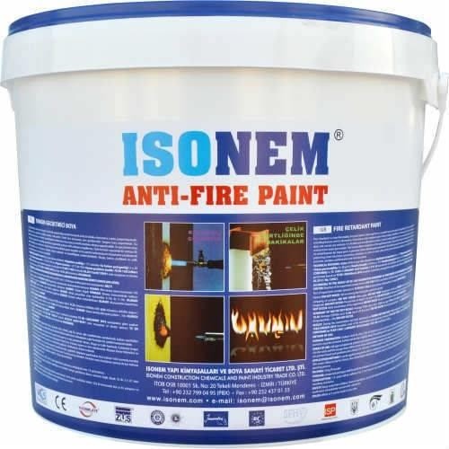 Isonem Antifire Paint Yangın Geciktiren Boya 18 kg Beyaz