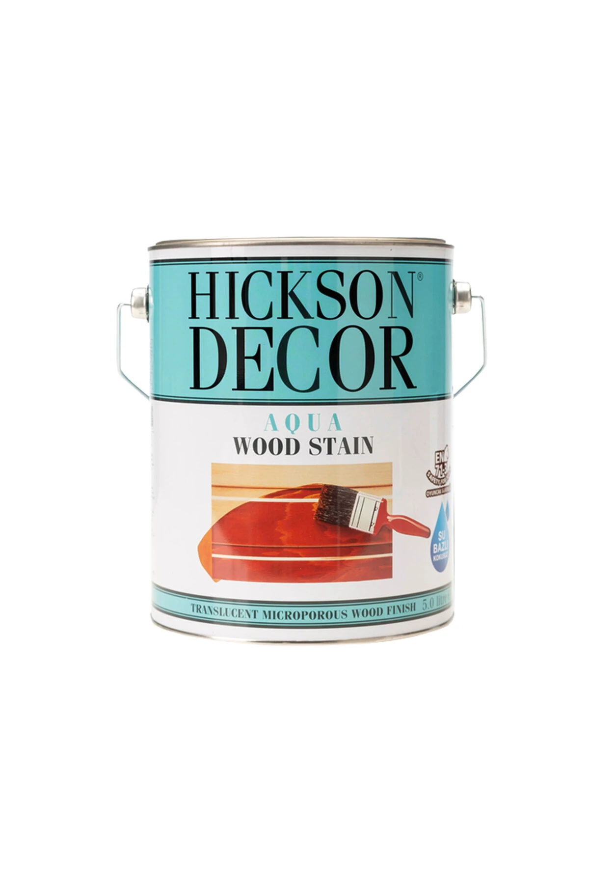Hıckson Decor Ultra Aqua Wood Stain Dış Cephe Ahşap Boyası Creol-2,5 Lt