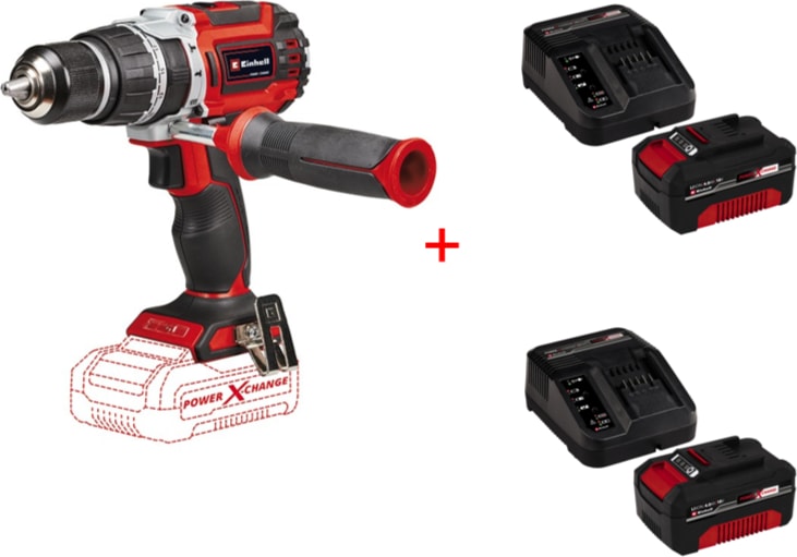 EİNHELL Tp-Cd 18/60 Li-I Bl Solo Akülü Darbeli Vidalama + 2 x 4 Ah Starter Kit Akü