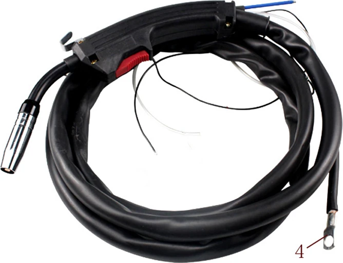 Mig Mag Kaynak Makinesi/ekipman Aksesuarları Binzel 14AK Mig Mag Kaynak Ekipmanı Için 2m Kablolu Kaynak Torcu (Yurt Dışından)