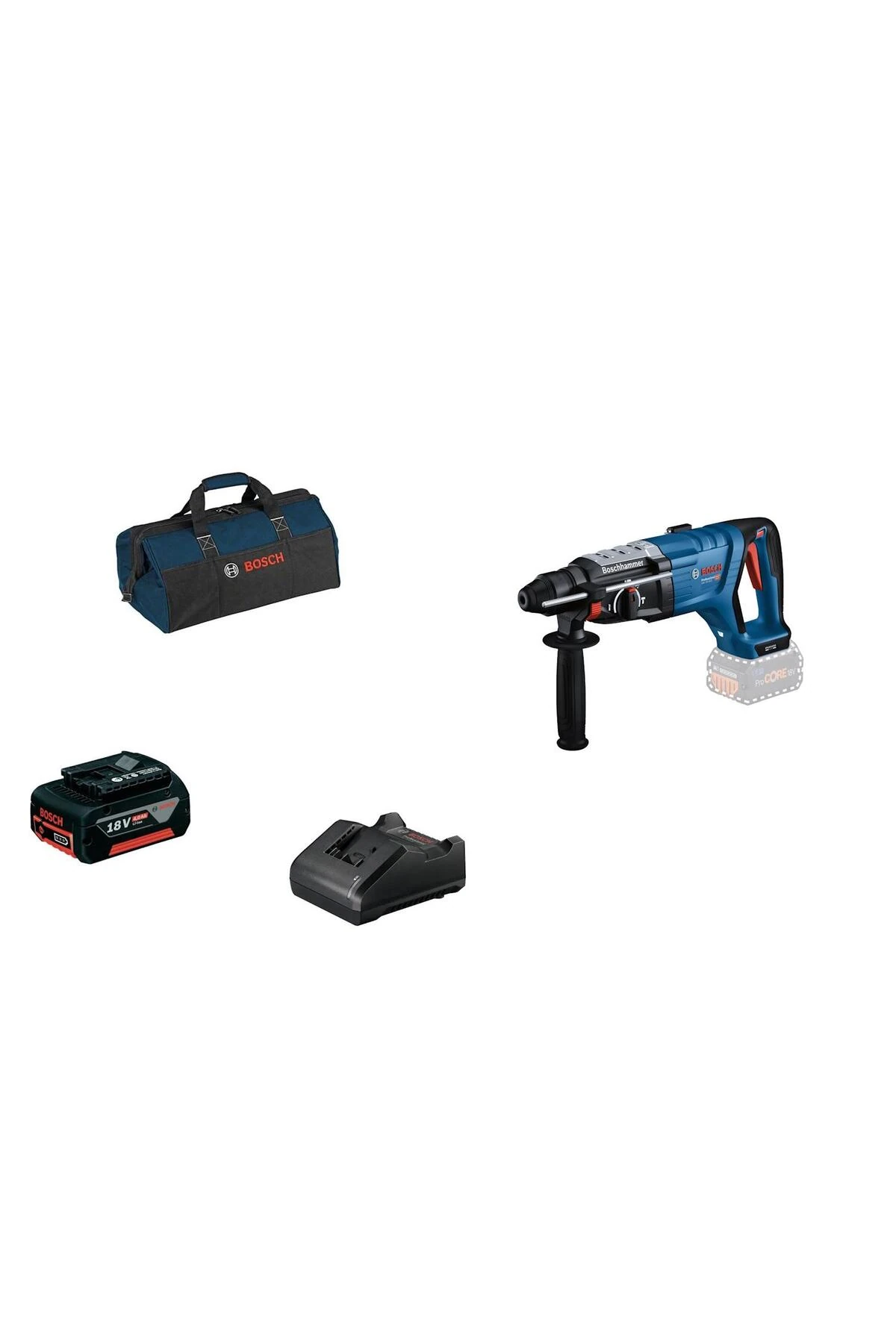 GBH 18V-28 D 1x4.0Ah Tek Akülü Kırıcı Delici