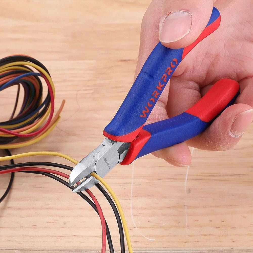 WP231096 110 mm Cr-V Elektronikçi Profesyonel Mini Yan Keski