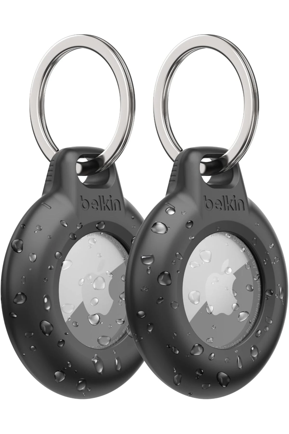 BRFShop AirTag anahtarlık ile kılıf (Secure Holder Air Tag için koruyucu kılıf, çizilmeye kar