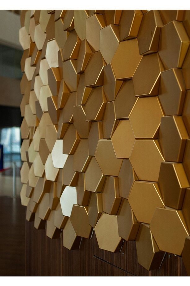 Norm 3 Boyutlu Dekoratif Duvar Paneli (-ALTIN-) (1M2)