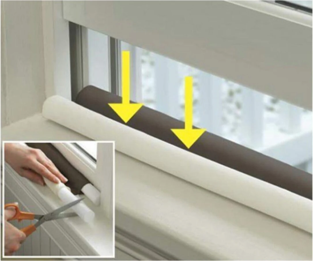 Ankaflex 2 Adet Çift Taraflı Kapı Altı Rüzgar Önleyici Kapı Pencere Soğuk Kesici Altlık