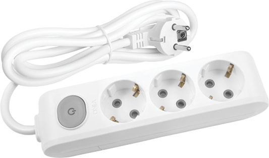 ML-90117303 Multi-Let 3lü Anahtarlı Çocuk Korumalı Topraklı 3 Metre Kablolu Grup Priz