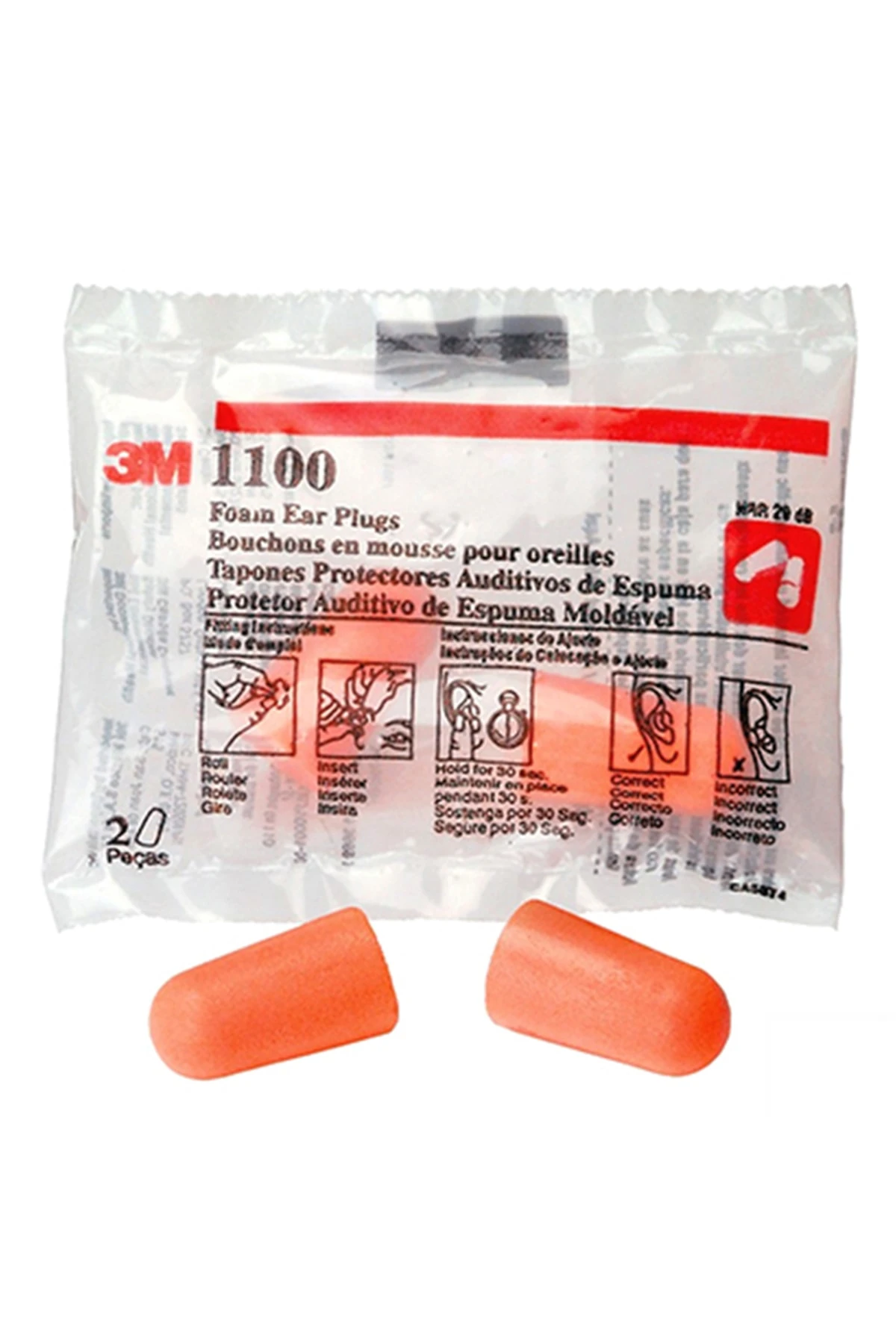 1100 Kulak Tıkacı (25 ÇİFT)