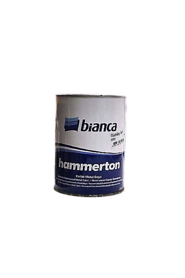 Hammerton Çekiçlenmiş Parlak Metal Boyası ( 0,75 Lt.) -gümüş Gri