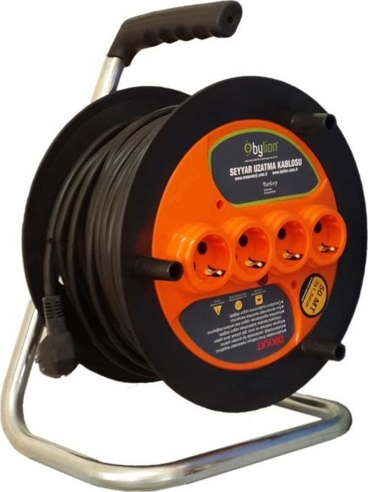 20 Metre 3 X 2,5 mm Seyyar Makaralı Uzatma Kablosu
