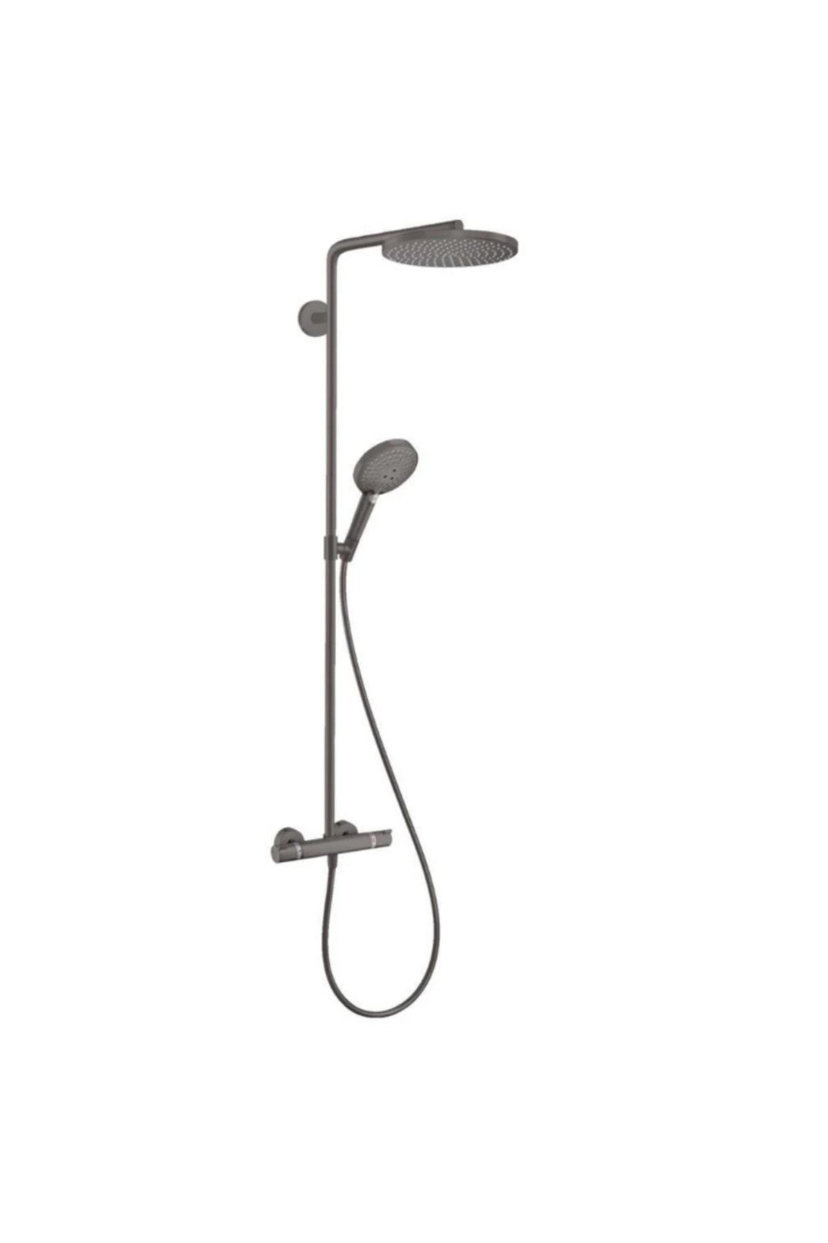 Raindance Select S Duş Kolonu 240 1 Jet, Powderrain, Termostat Mat Siyah Krom 27633340