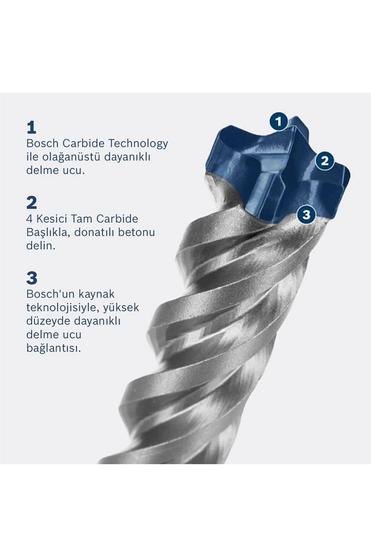 Kırıcı Delici Uç SDS-Max-8X Expert 25x520 mm (1 Adet)