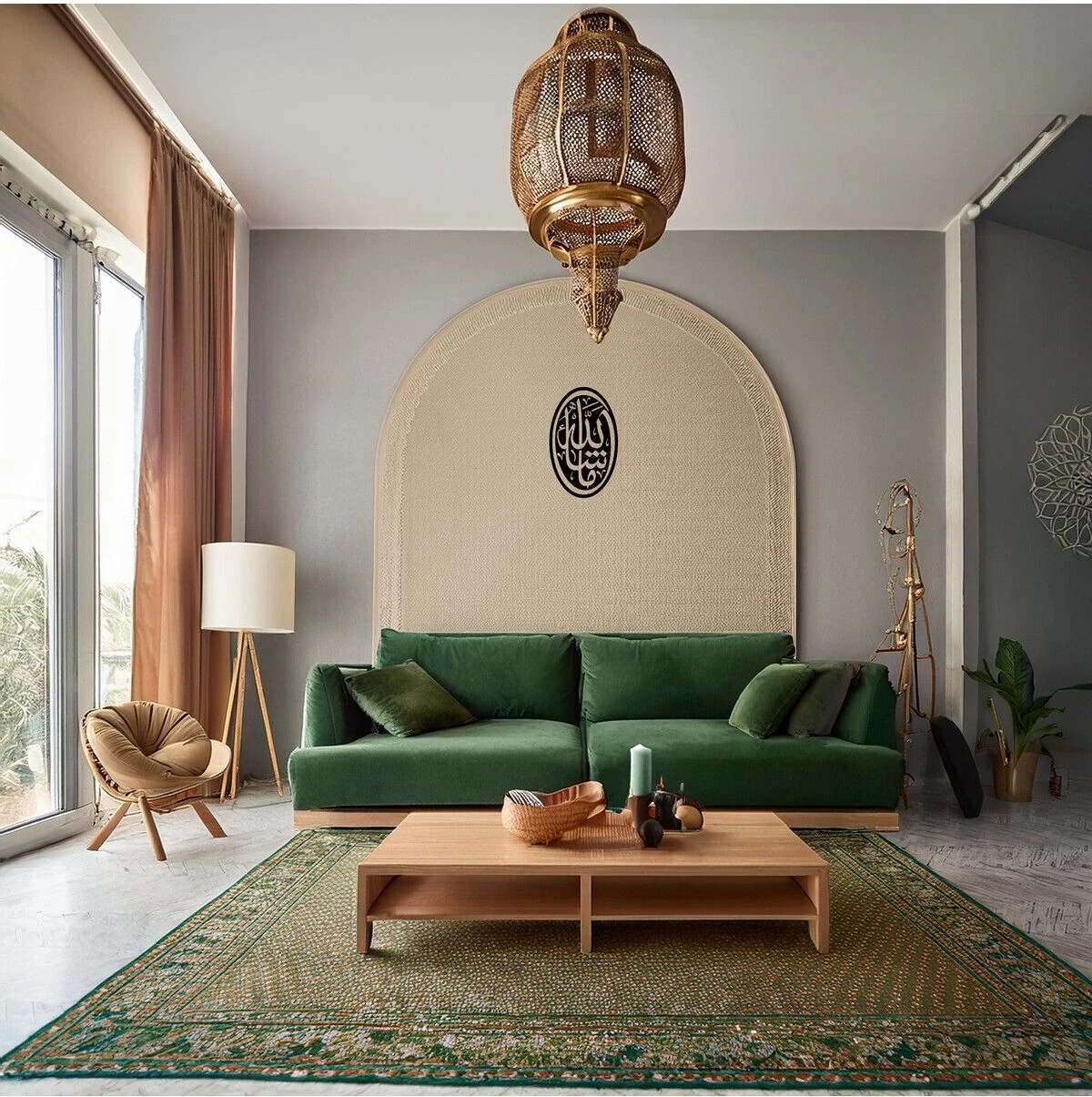 Islami Figür Metal Tablo