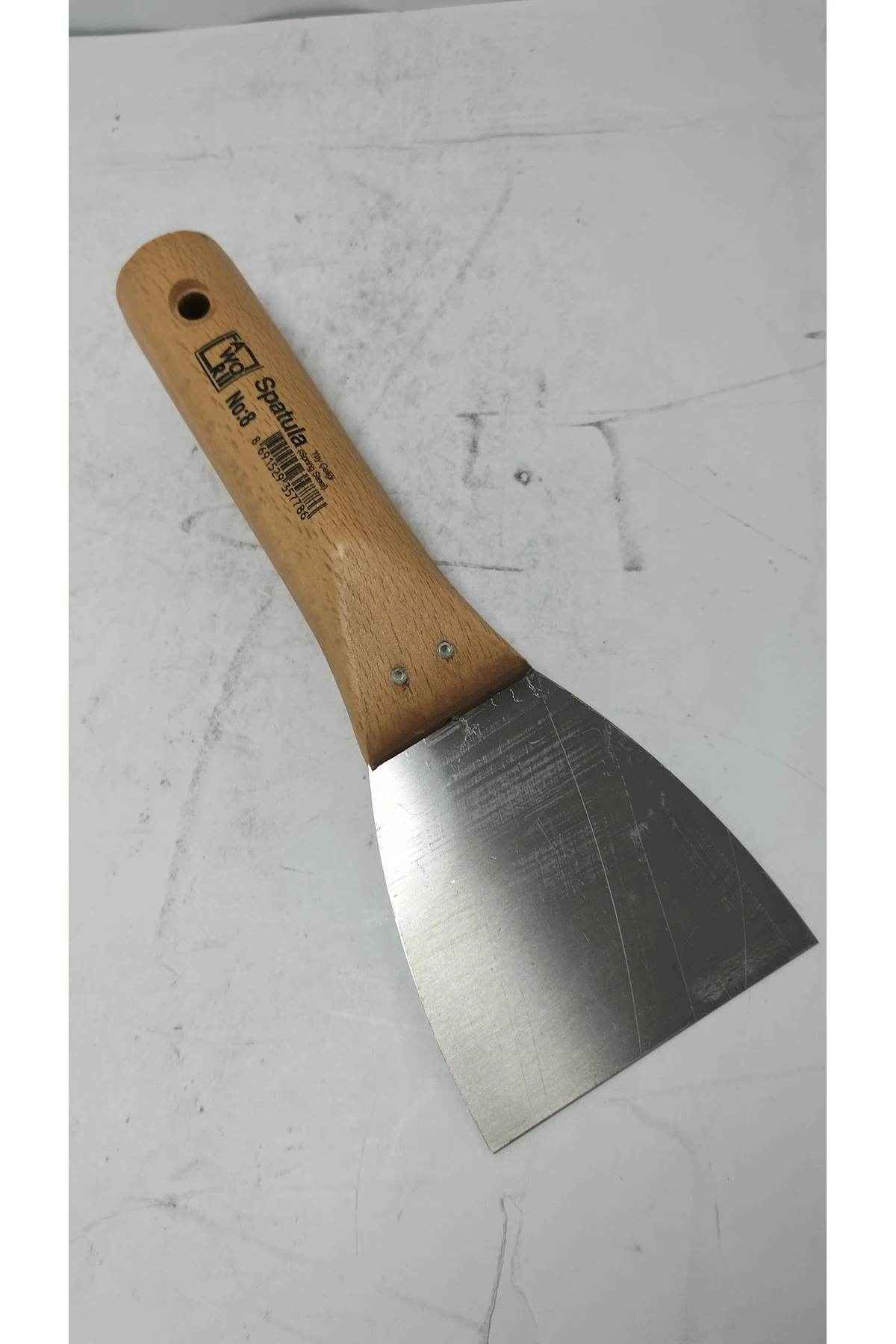 FAWORİ SPATULA AHŞAP SAPLI 14 CM ALÇI ve MACUN