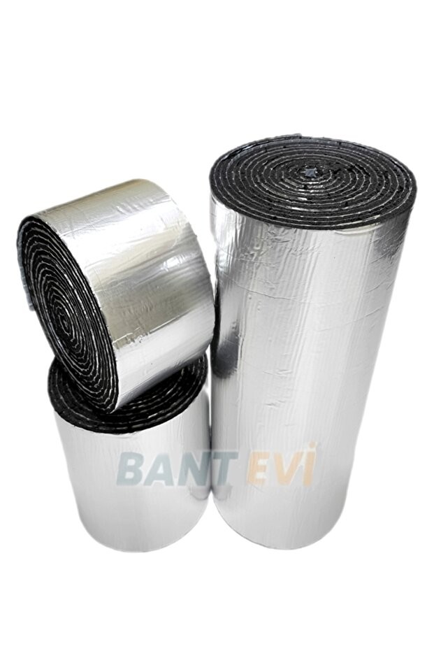 Folyolu Kauçuk Sünger 10cmx10metre 6mm Yapışkanlı Araç Oto Ses Isı Yalıtım Bandı