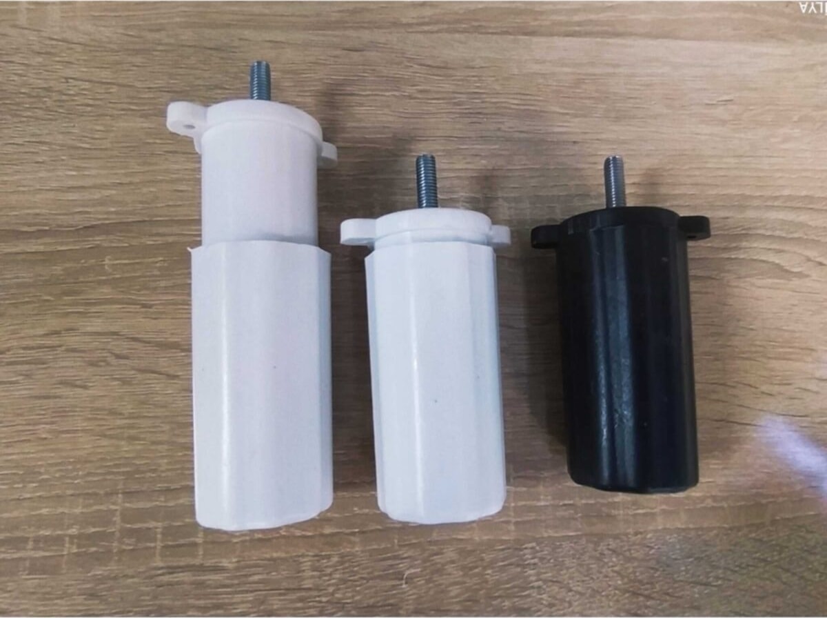 Beyaz 9-14 cm Ayarlanabilir Baza Koltuk Orta Destek Ayağı