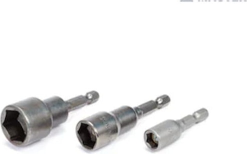Baytec 8 mm Manyetik Uçlu Lokma -Somun Adaptörü Trapez Vida Sıkma-2 Adet