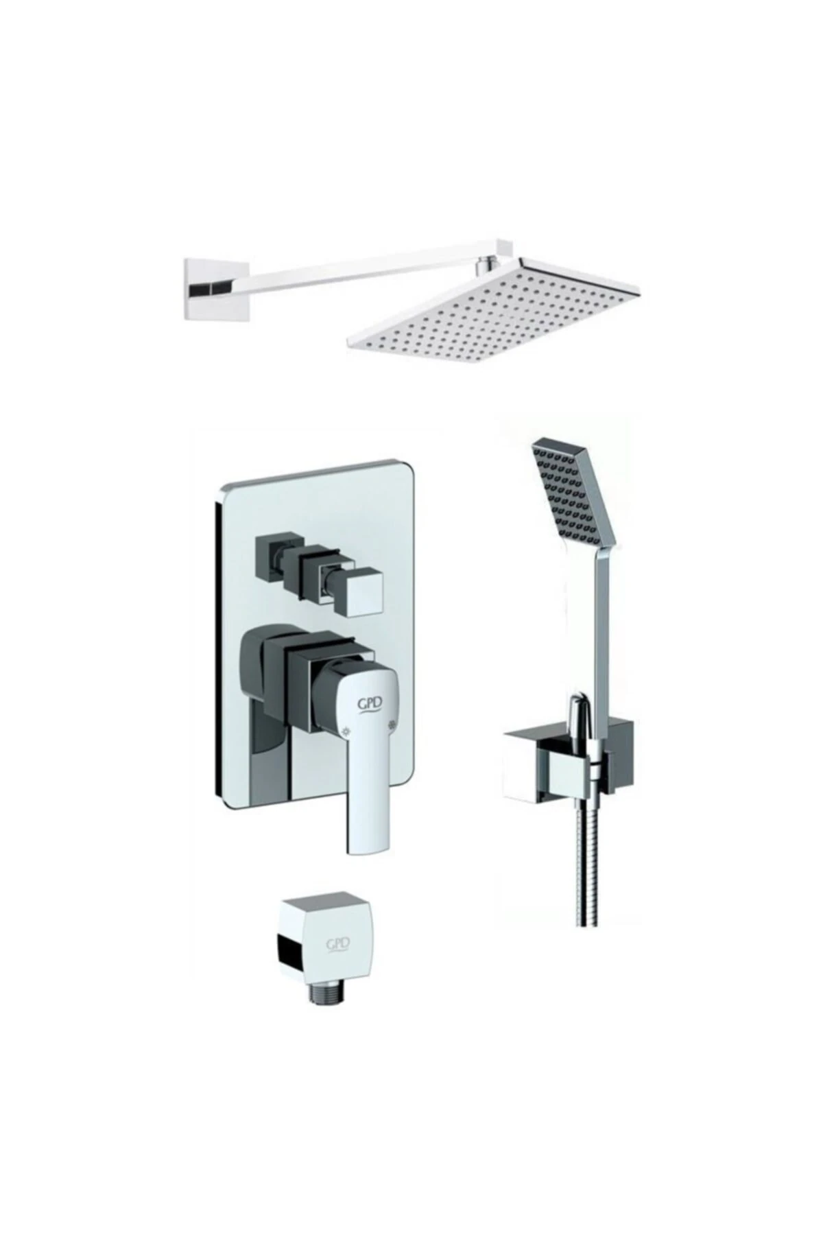 Ankastre Kabin Duş Seti Pedra