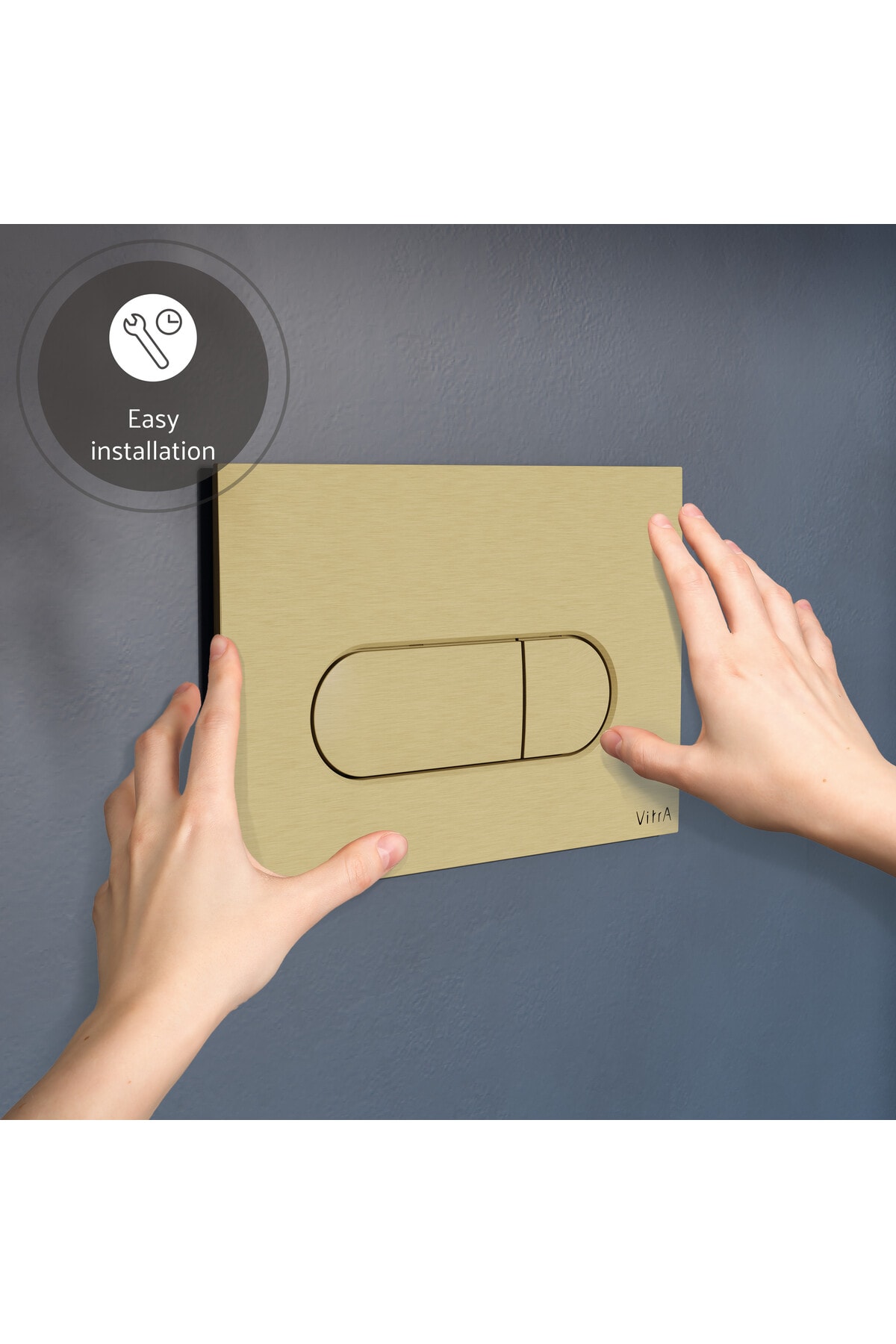 Root Round 740-2225 Kumanda Paneli, Fırçalı Altın