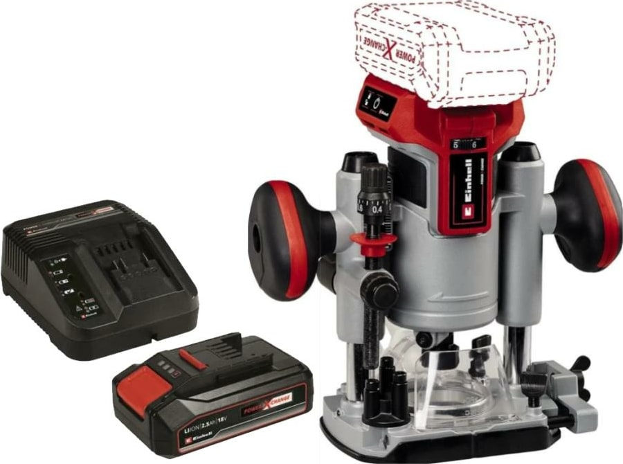 EİNHELL Tp-Ro 18'li Bl - Solo Freze ve  Başlangıç Kiti 18V 2.5 Ah