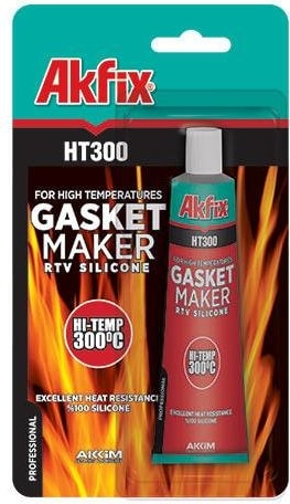 Ht 300 Yüksek Isıya Dayanıklı Silikon Kırmızı 300°C 50 ml