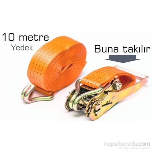 Cırcırlı Yük Gerdirme Kemeri 10 Metre 090403