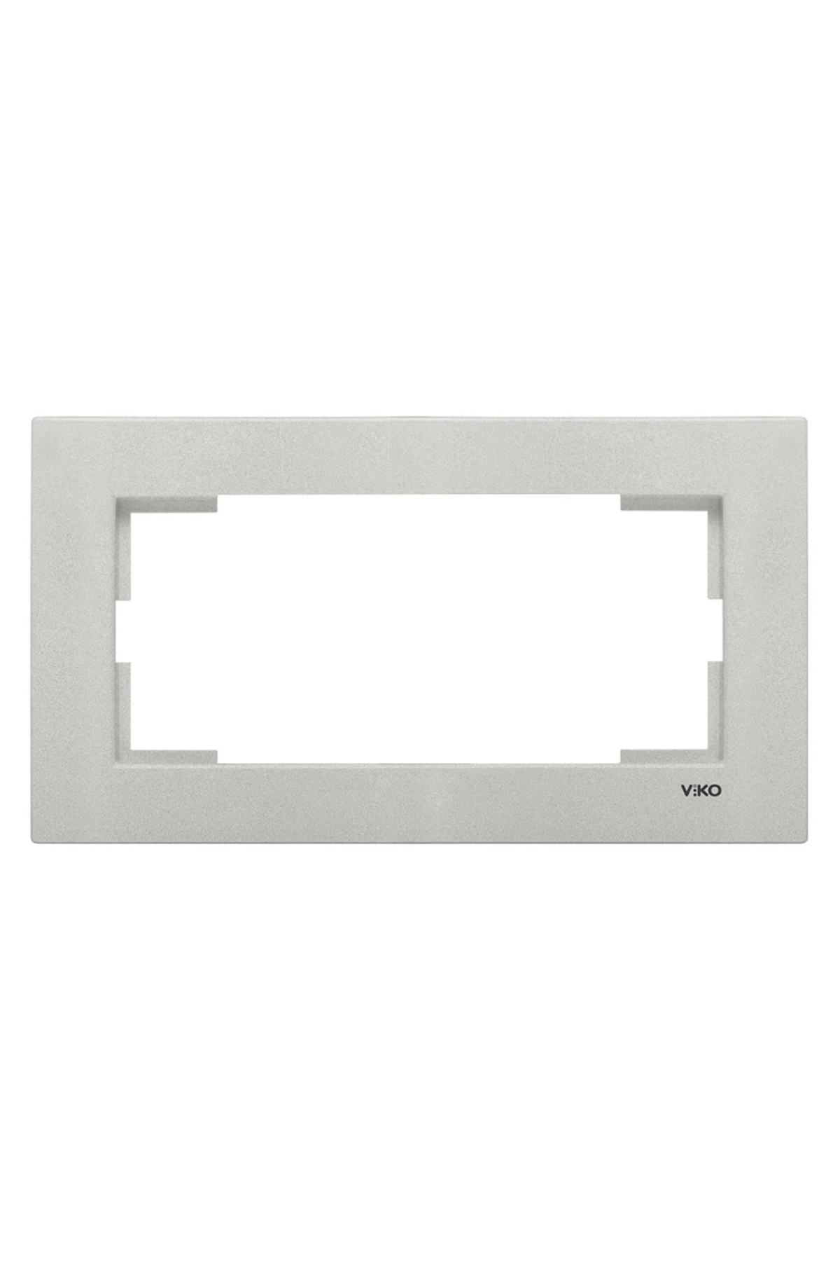 Viko 92190669 Novella Metalik Beyaz Ikili Sıvaaltı Çerçeve