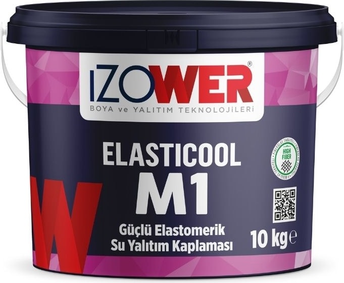 M1 Güçlü Elastomerik Su Yalıtım Kaplaması Beyaz 10 Lt
