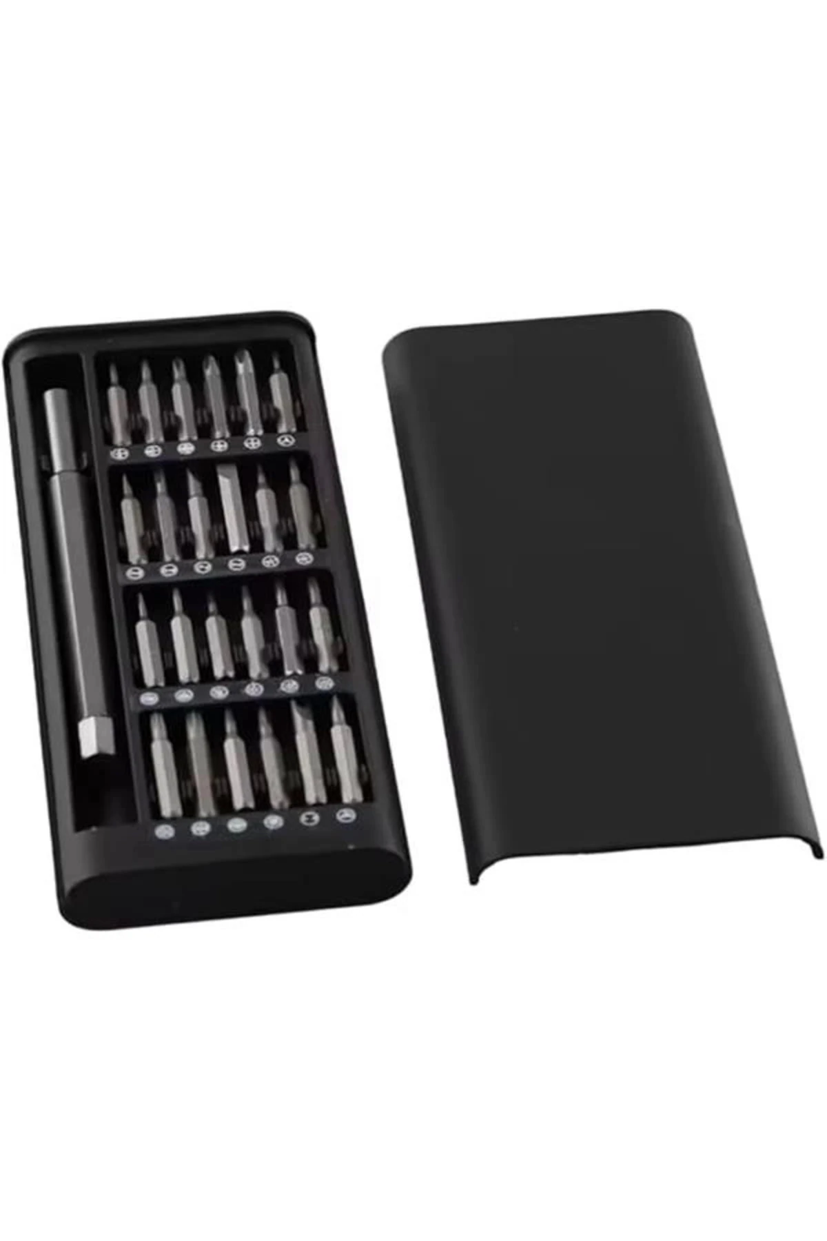 Tornavida Seti 25 Parça Çelik uç Hassas Mıknatıslı Tornavida Özel Tasarım Dağılmaz Kutulu