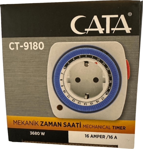 CT-9180 3680W 16 Amper Mekanik Zaman Saati (4 Adet)