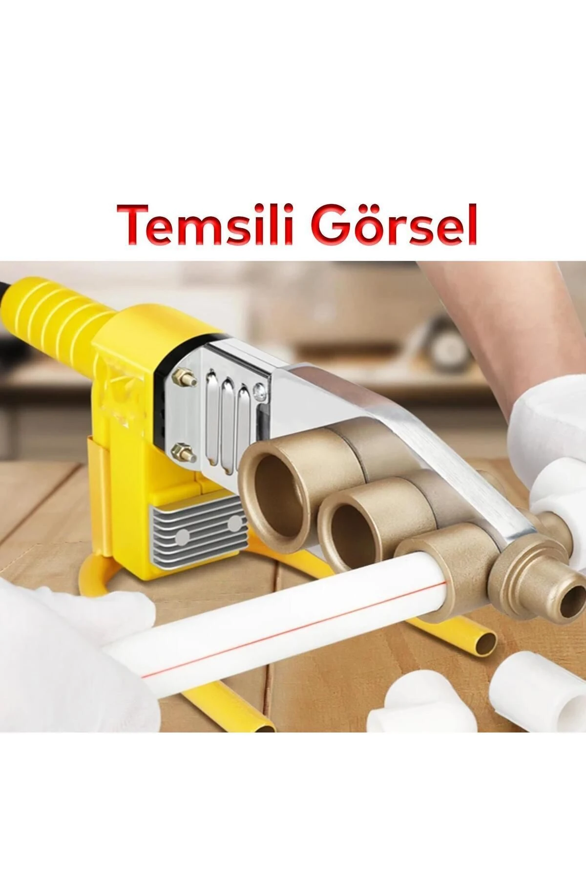 Plastik Boru Kaynak Birleştirme Makinesi Paftası Yedeği 1/2 PVC PPRC Tesisat Boru Paftası 20 Lik mm