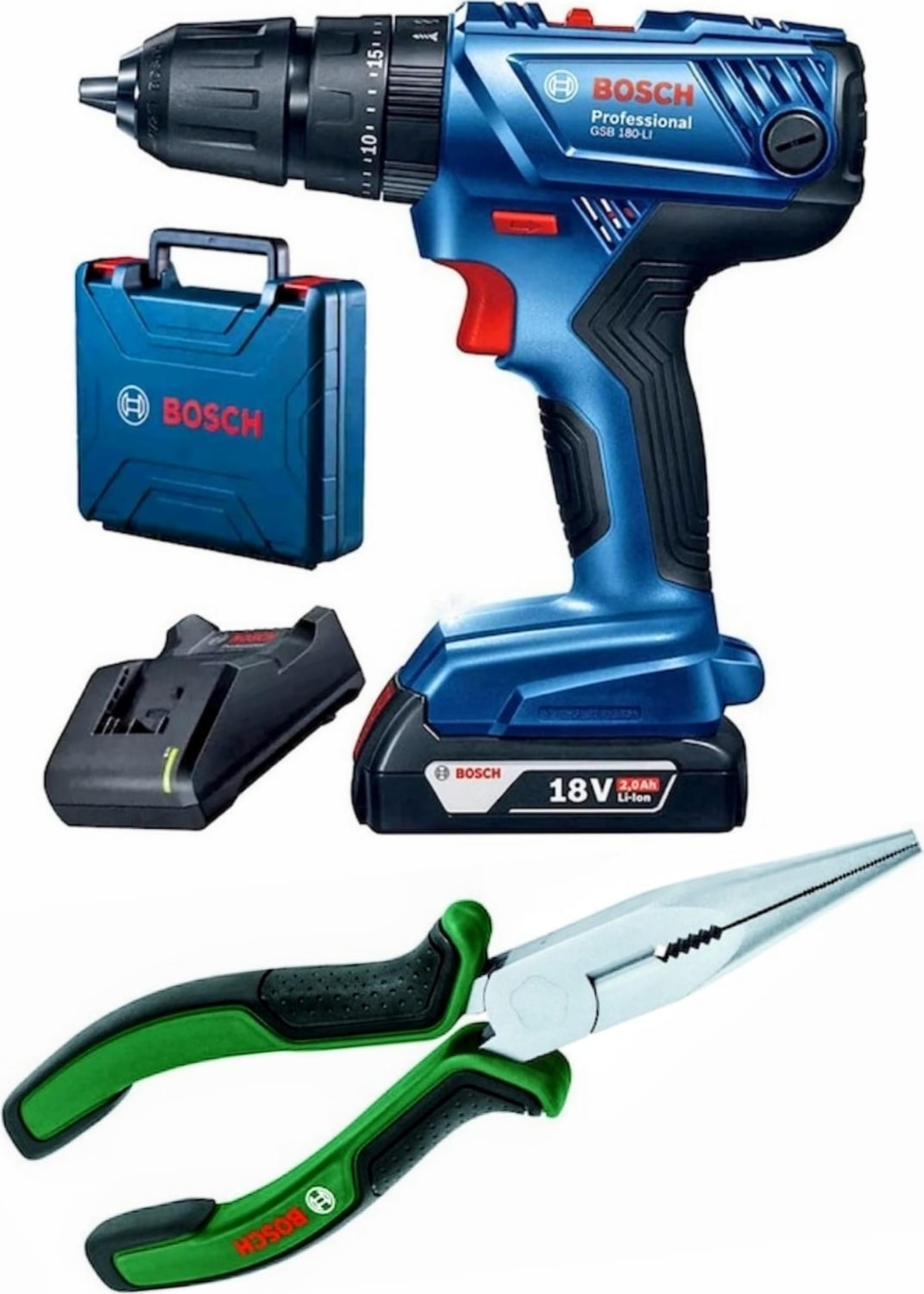 BOSCH Gsb 180 Li Darbeli (Tek) Akülü Karga Burnu