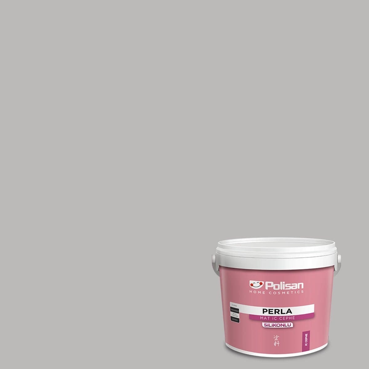 Perla Silikonlu Mat Gizemli Gri - 2,5 L