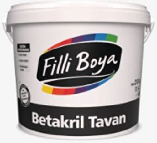 Betakril Tavan Boyası 10 kg İç Mekan Kullanımı için Beyaz Renk