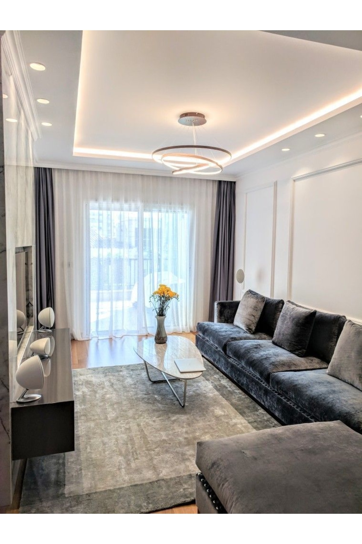 Spot'lu Ve Led'li Kartonpiyer (9cm*11cm) (8 Metre)