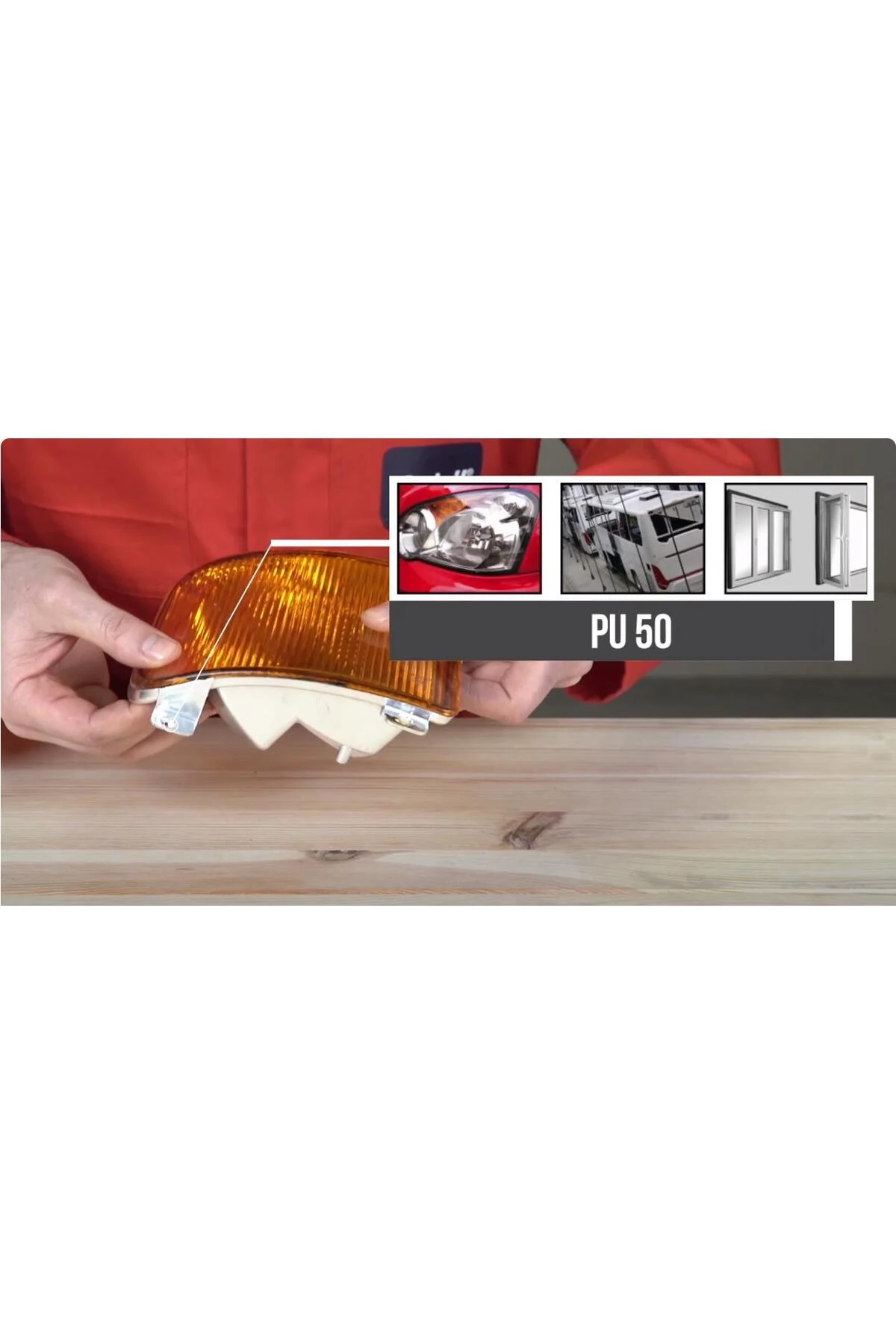 Poliüretan Mastik Yapıştırıcı PU50 Beyaz 280 ml - 1 Adet